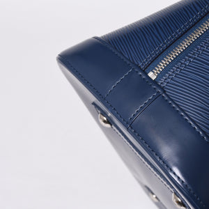 LOUIS VUITTON Alma BB Handbag M40855 Epi Leather Blue Gold Hardware Good Condition Used 4a000799