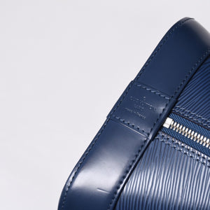 LOUIS VUITTON Alma BB Handbag M40855 Epi Leather Blue Gold Hardware Good Condition Used 4a000799