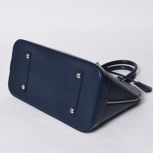 LOUIS VUITTON Alma BB Handbag M40855 Epi Leather Blue Gold Hardware Good Condition Used 4a000799