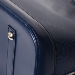 LOUIS VUITTON Alma BB Handbag M40855 Epi Leather Blue Gold Hardware Good Condition Used 4a000799