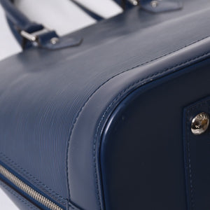 LOUIS VUITTON Alma BB Handbag M40855 Epi Leather Blue Gold Hardware Good Condition Used 4a000799