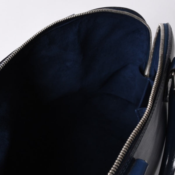 LOUIS VUITTON Alma BB Handbag M40855 Epi Leather Blue Gold Hardware Good Condition Used 4a000799