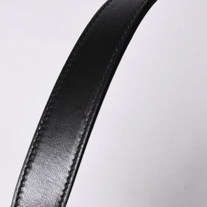 極美品 GUCCI グッチ ショルダーバッグ クラッチバッグ 764255 ホースビットチェーン レザー ブラック 中古 4a000813