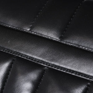 極美品 GUCCI グッチ ショルダーバッグ クラッチバッグ 764255 ホースビットチェーン レザー ブラック 中古 4a000813