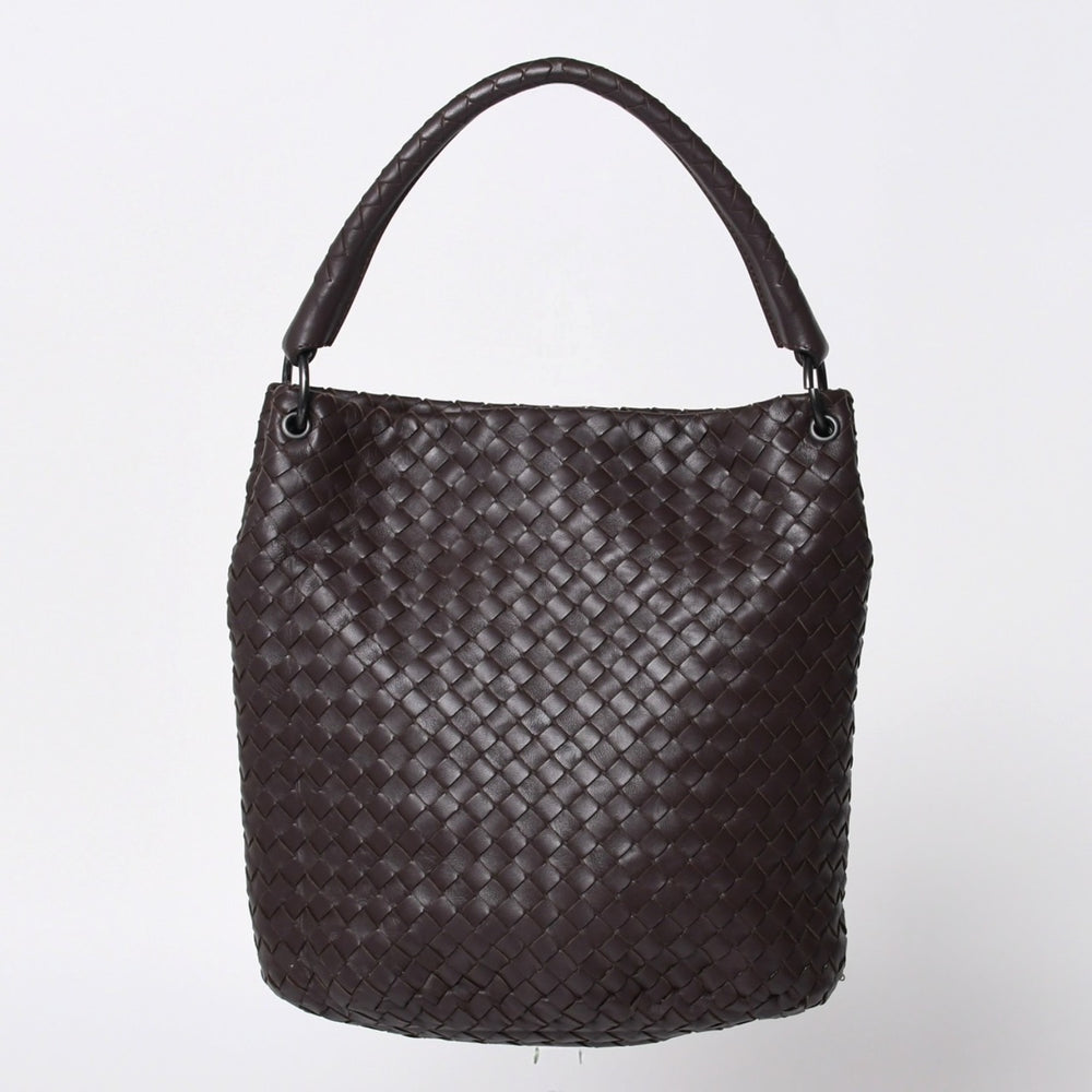 Bottega Veneta ボッテガヴェネタ Shoulder Bag ワンショルダーバッグ ダークブラウン 255690 美品 中古 4a000805
