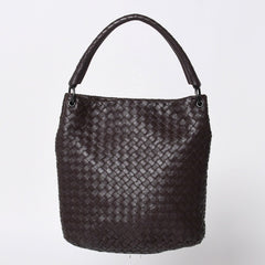 Bottega Veneta ボッテガヴェネタ Shoulder Bag ワンショルダーバッグ ダークブラウン 255690 美品 中古 4a000805