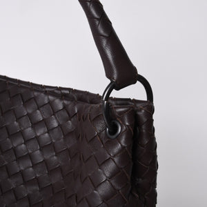 Bottega Veneta ボッテガヴェネタ Shoulder Bag ワンショルダーバッグ ダークブラウン 255690 美品 中古 4a000805