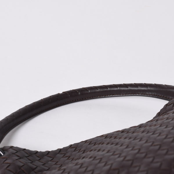 Bottega Veneta ボッテガヴェネタ Shoulder Bag ワンショルダーバッグ ダークブラウン 255690 美品 中古 4a000805