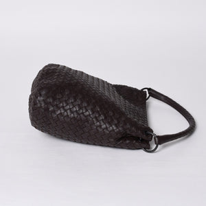 Bottega Veneta ボッテガヴェネタ Shoulder Bag ワンショルダーバッグ ダークブラウン 255690 美品 中古 4a000805
