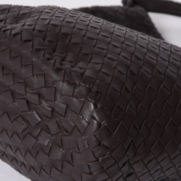 Bottega Veneta ボッテガヴェネタ Shoulder Bag ワンショルダーバッグ ダークブラウン 255690 美品 中古 4a000805