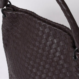 Bottega Veneta ボッテガヴェネタ Shoulder Bag ワンショルダーバッグ ダークブラウン 255690 美品 中古 4a000805