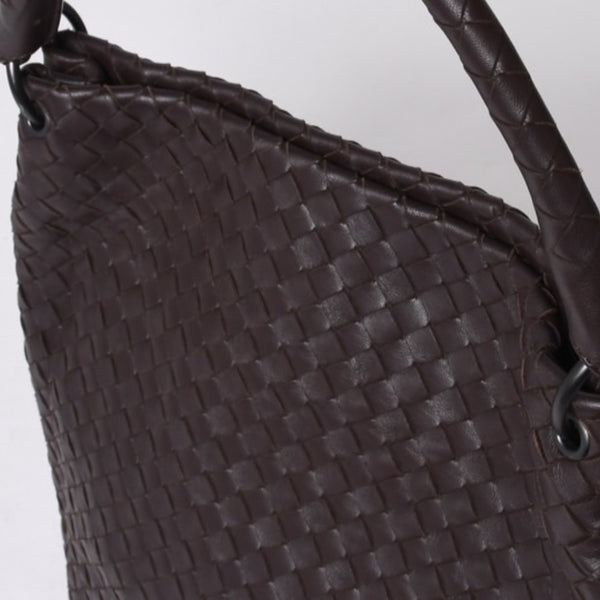 Bottega Veneta ボッテガヴェネタ Shoulder Bag ワンショルダーバッグ ダークブラウン 255690 美品 中古 4a000805