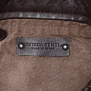 Bottega Veneta ボッテガヴェネタ Shoulder Bag ワンショルダーバッグ ダークブラウン 255690 美品 中古 4a000805