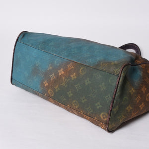 LOUIS VUITTON Louis Vuitton Tote Bag Richard Prince Heartbreak M95740 Monogram Jokes Canvas Violet Good Condition Used 4a000847
