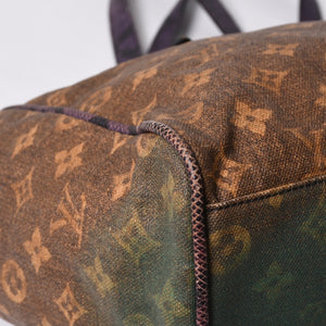 LOUIS VUITTON Louis Vuitton Tote Bag Richard Prince Heartbreak M95740 Monogram Jokes Canvas Violet Good Condition Used 4a000847