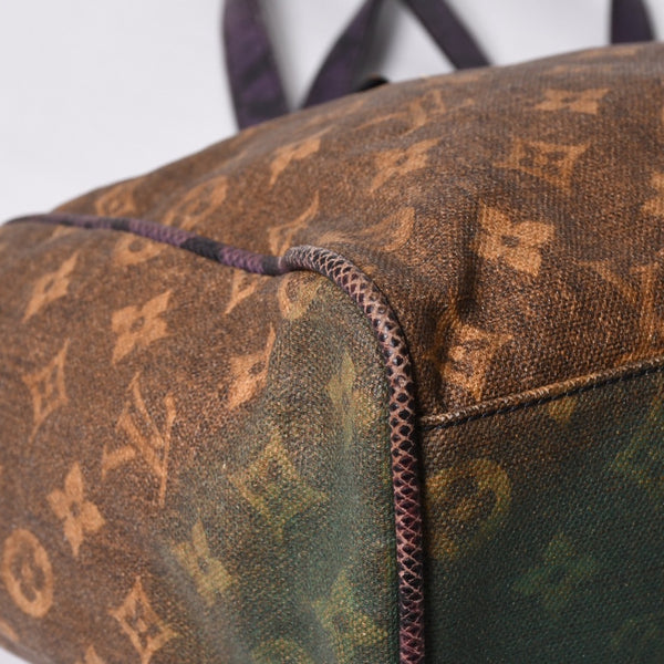 LOUIS VUITTON Louis Vuitton Tote Bag Richard Prince Heartbreak M95740 Monogram Jokes Canvas Violet Good Condition Used 4a000847