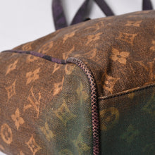 画像をギャラリービューアに読み込む, LOUIS VUITTON ルイヴィトン トートバッグ リチャードプリンス ハートブレイク M95740 モノグラムジョークスキャンバス ヴィオレ 美品 中古 4a000847
