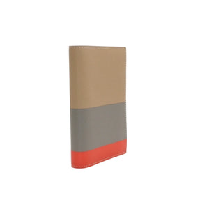 HERMES Notebook Cover Agenda X Engraved Vaux Epson Beige Gray Orange Good Condition Used 4a000791