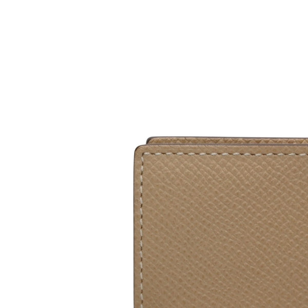 HERMES Notebook Cover Agenda X Engraved Vaux Epson Beige Gray Orange Good Condition Used 4a000791