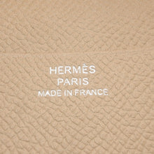 画像をギャラリービューアに読み込む, HERMES エルメス 手帳カバー アジェンダ X刻印 ヴォーエプソン ベージュ グレー オレンジ 美品 中古 4a000791