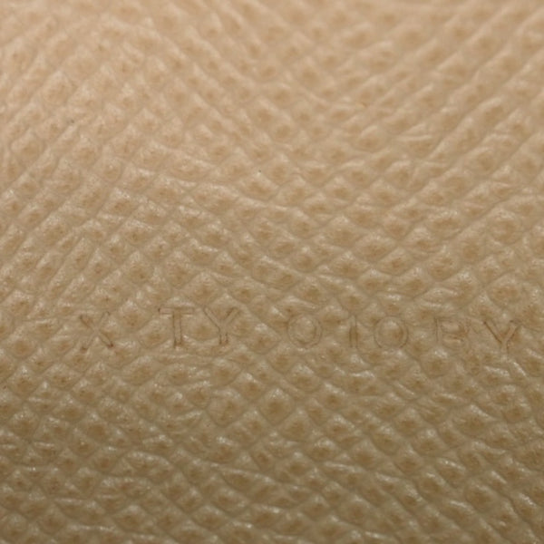 HERMES Notebook Cover Agenda X Engraved Vaux Epson Beige Gray Orange Good Condition Used 4a000791
