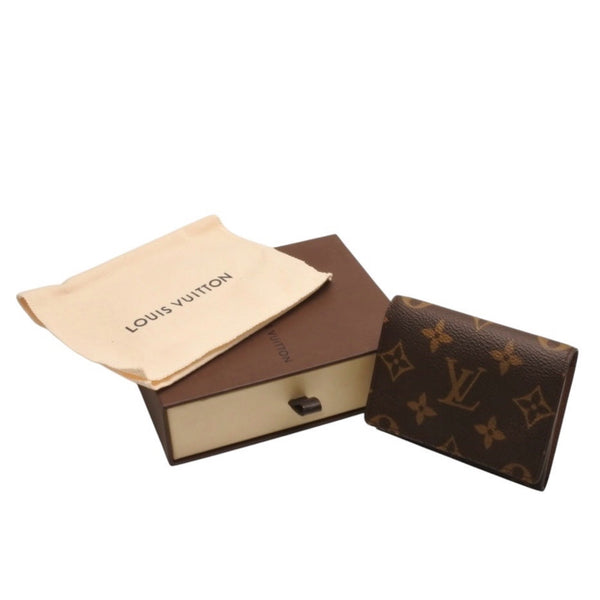 LOUIS VUITTON ルイヴィトン 二つ折り財布 カードケース 名刺入れ アンヴェロップ カルトドゥヴィジット M62920 CA0064 美品 中古 4a001034