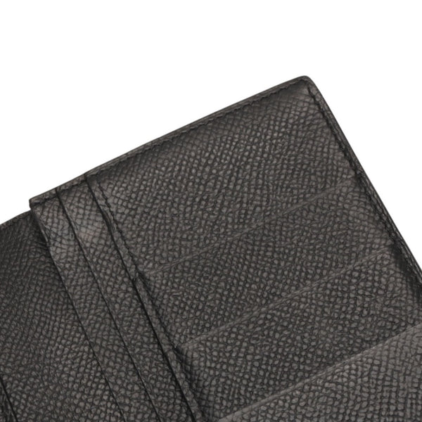 HERMES Hermes Bear Souffle Vaux Epson Long Wallet Gold Hardware C Stamp Made in France Black Gold Hardware Good Condition Used 4a000834
