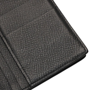 HERMES Hermes Bear Souffle Vaux Epson Long Wallet Gold Hardware C Stamp Made in France Black Gold Hardware Good Condition Used 4a000834