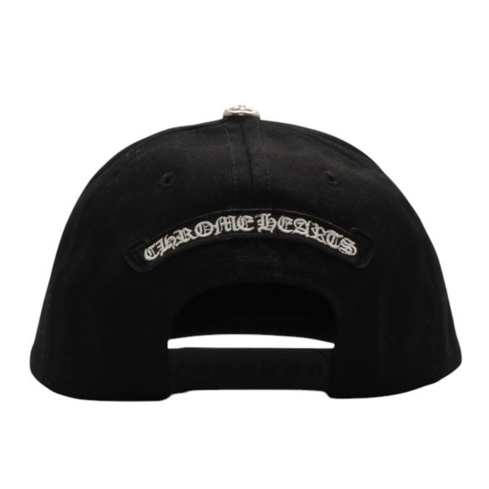 新品未使用 CHROME HEARTS クロムハーツ 5PANEL SNAPBACK CAP 5パネル スナップバックキャップ ONE SIZE 51-61cm ブラック 中古 4a001306
