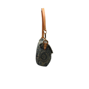 LOUIS VUITTON Mini Pretty One Shoulder Bag M95050 Monogram Denim Indigo Blue Good Condition Used 4a001216