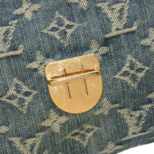 LOUIS VUITTON Mini Pretty One Shoulder Bag M95050 Monogram Denim Indigo Blue Good Condition Used 4a001216
