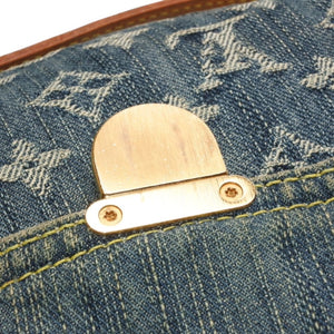 LOUIS VUITTON Mini Pretty One Shoulder Bag M95050 Monogram Denim Indigo Blue Good Condition Used 4a001216