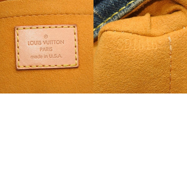 LOUIS VUITTON Mini Pretty One Shoulder Bag M95050 Monogram Denim Indigo Blue Good Condition Used 4a001216