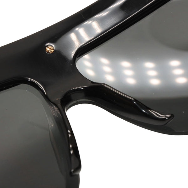 CHANEL Chain Sunglasses Eyewear 0027 901 Coco Mark Black Gold Vintage Good Condition Used 4a000944