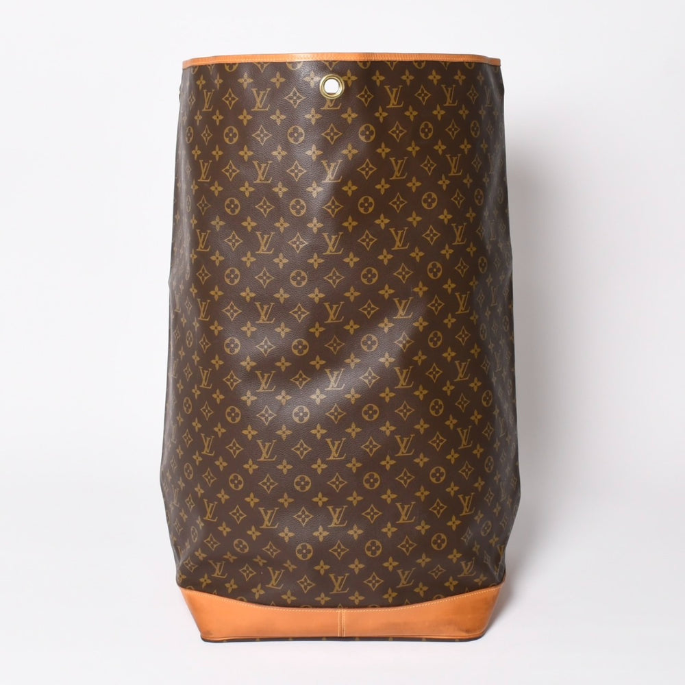 極美品 LOUIS VUITTON ルイヴィトン サックマリーン バンドリエール M41235 PVC ヌメ革 ゴールド金具 中古 4a001025