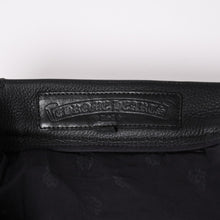 画像をギャラリービューアに読み込む, 新品未使用 CHROME HEARTS クロムハーツ LTHR PANTS レザーパンツ サイズ36 クロスボールボタン ブラック シルバー925 中古 4a003605