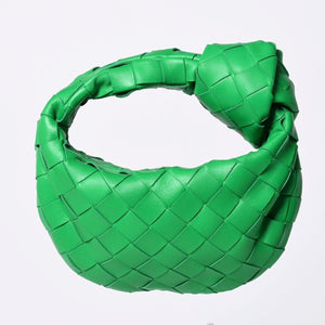新品同様 BOTTEGAVENETA ボッテガヴェネタ ミニ ジョディ ハンドバッグ パラキート グリーン ラムレザー カーフレザー 中古 4a001222
