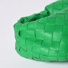 画像をギャラリービューアに読み込む, 新品同様 BOTTEGAVENETA ボッテガヴェネタ ミニ ジョディ ハンドバッグ パラキート グリーン ラムレザー カーフレザー 中古 4a001222