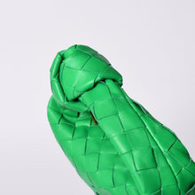 画像をギャラリービューアに読み込む, 新品同様 BOTTEGAVENETA ボッテガヴェネタ ミニ ジョディ ハンドバッグ パラキート グリーン ラムレザー カーフレザー 中古 4a001222
