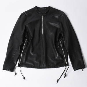 CHROME HEARTS クロムハーツ EZ RIDER イージーライダー シングルライダースジャケット サイズS ダガージップ シルバー925 美品 中古 4a001045