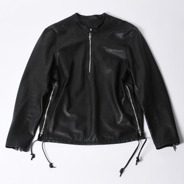 CHROME HEARTS クロムハーツ EZ RIDER イージーライダー シングルライダースジャケット サイズS ダガージップ シルバー925 美品 中古 4a001045