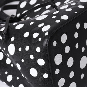 新品同様 LOUIS VUITTON ルイヴィトン ネオノエMM 2WAYバッグ M21753 モノグラム アンプラント ブラック ホワイト 草間彌生 中古 4a001028