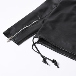 CHROME HEARTS クロムハーツ EZ RIDER イージーライダー シングルライダースジャケット サイズS ダガージップ シルバー925 美品 中古 4a001045