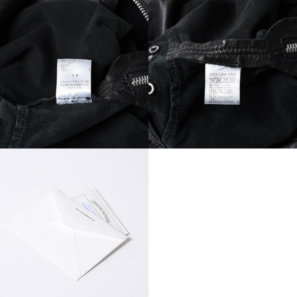 CHROME HEARTS クロムハーツ EZ RIDER イージーライダー シングルライダースジャケット サイズS ダガージップ シルバー925 美品 中古 4a001045