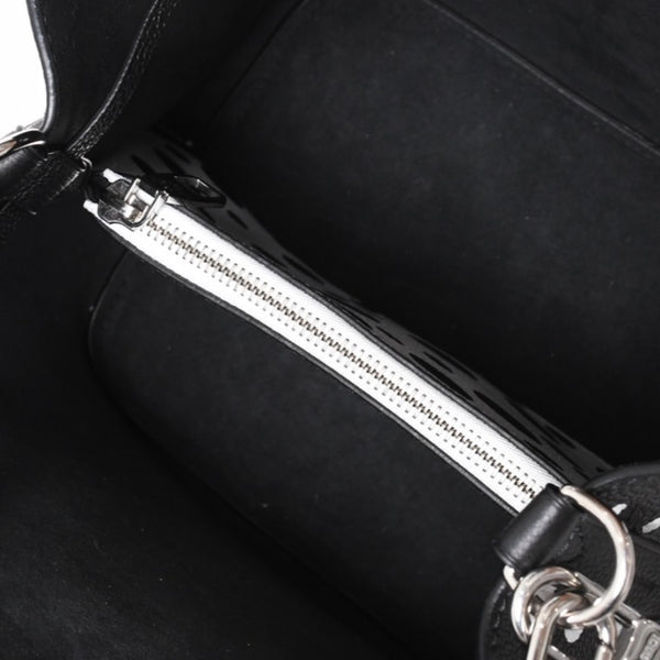 新品同様 LOUIS VUITTON ルイヴィトン ネオノエMM 2WAYバッグ M21753 モノグラム アンプラント ブラック ホワイト 草間彌生 中古 4a001028