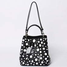 画像をギャラリービューアに読み込む, 新品同様 LOUIS VUITTON ルイヴィトン ネオノエMM 2WAYバッグ M21753 モノグラム アンプラント ブラック ホワイト 草間彌生 中古 4a001028
