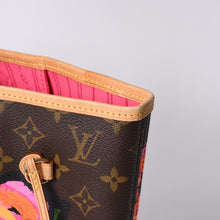 画像をギャラリービューアに読み込む, 極美品 LOUIS VUITTON ルイヴィトン ネヴァーフルMM トートバッグ M48613 モノグラムローズ ブラウン ゴールド金具 中古 4a000917