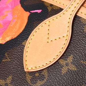 Very Good Condition LOUIS VUITTON Neverfull MM Tote Bag M48613 Monogram Rose Brown Gold Hardware Used 4a000917