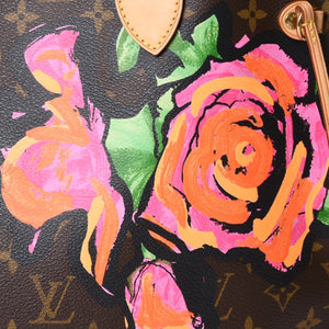 Very Good Condition LOUIS VUITTON Neverfull MM Tote Bag M48613 Monogram Rose Brown Gold Hardware Used 4a000917