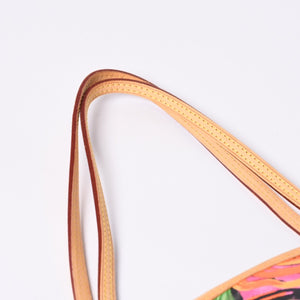 Very Good Condition LOUIS VUITTON Neverfull MM Tote Bag M48613 Monogram Rose Brown Gold Hardware Used 4a000917